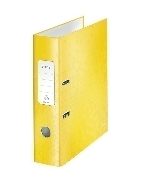 ARCHIVADOR LEITZ WOW A4 180º 80mm AMARIL